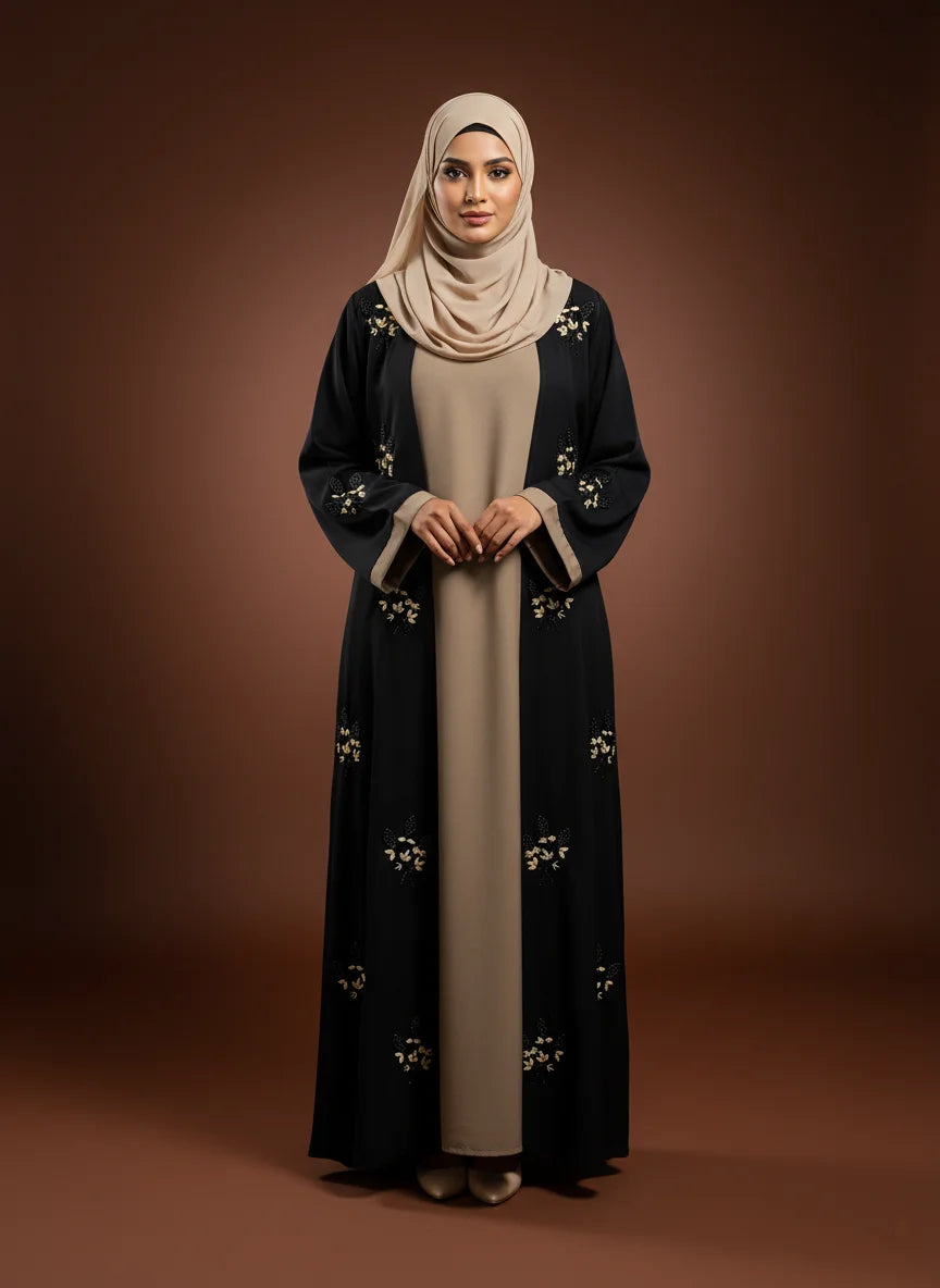 Desert Bloom Abaya