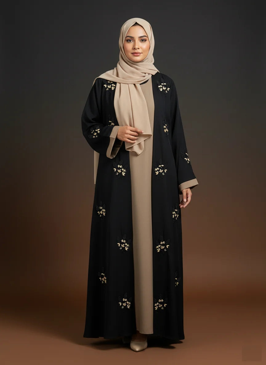 Desert Bloom Abaya