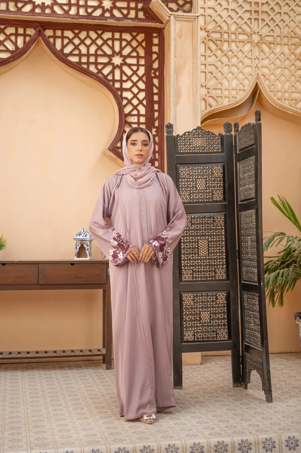 Lavender Grace Abaya