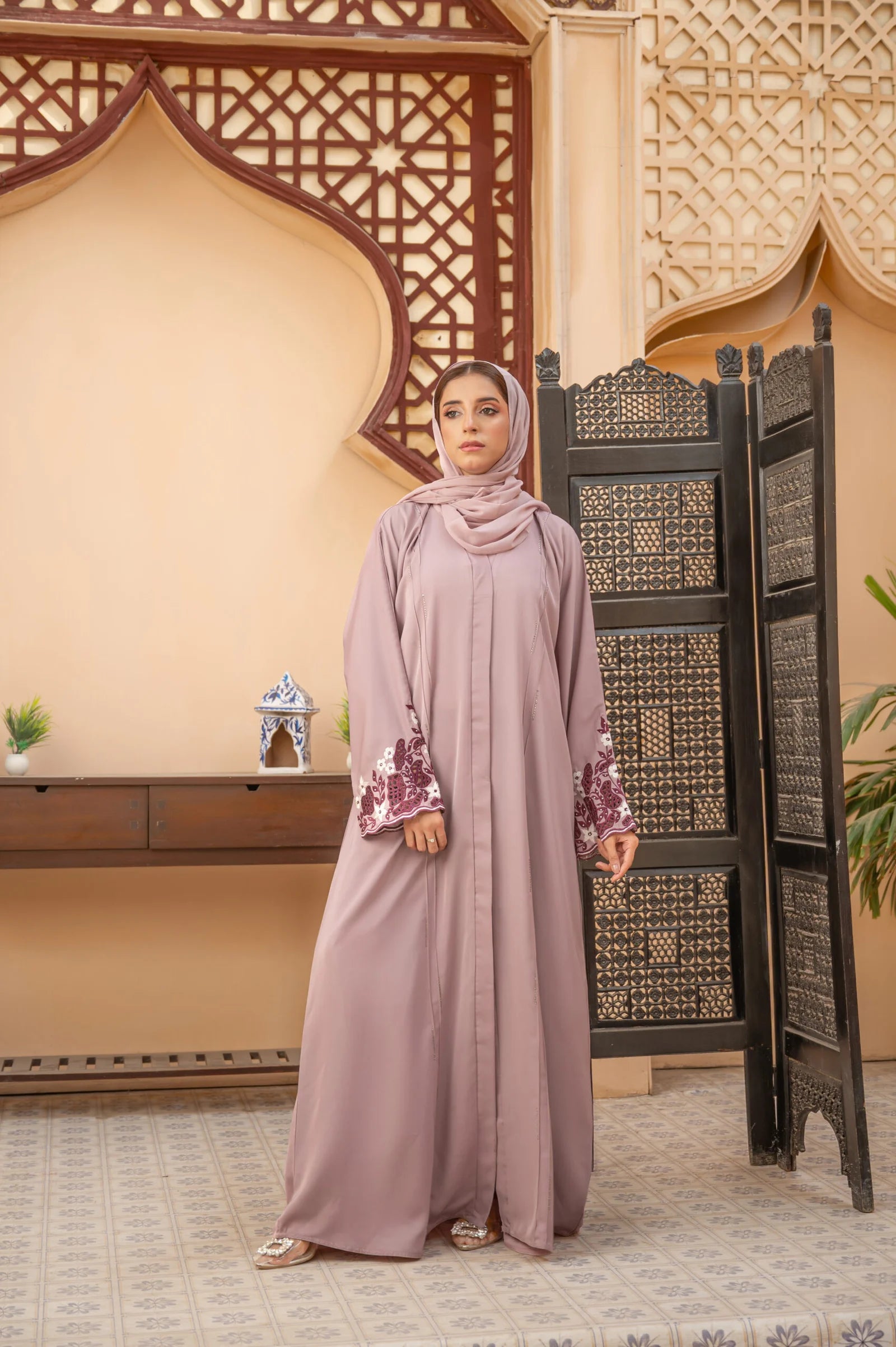 Lavender Grace Abaya