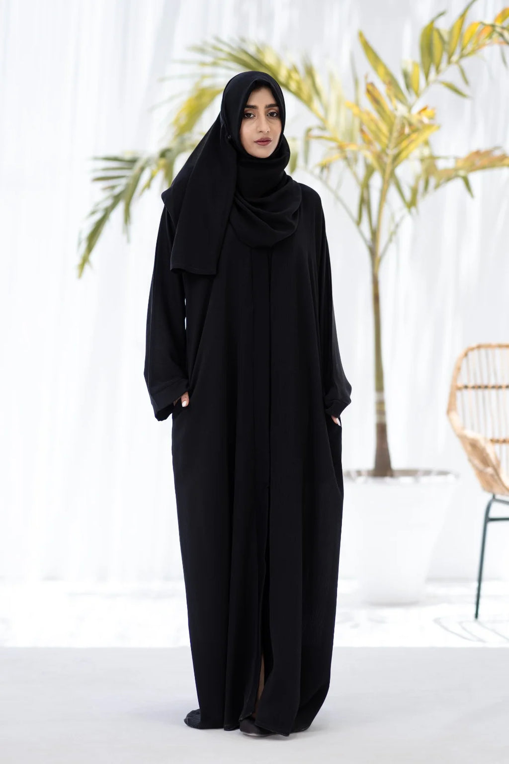 Abaya Al-Layali (2 SIDE POCKET ABAYA)