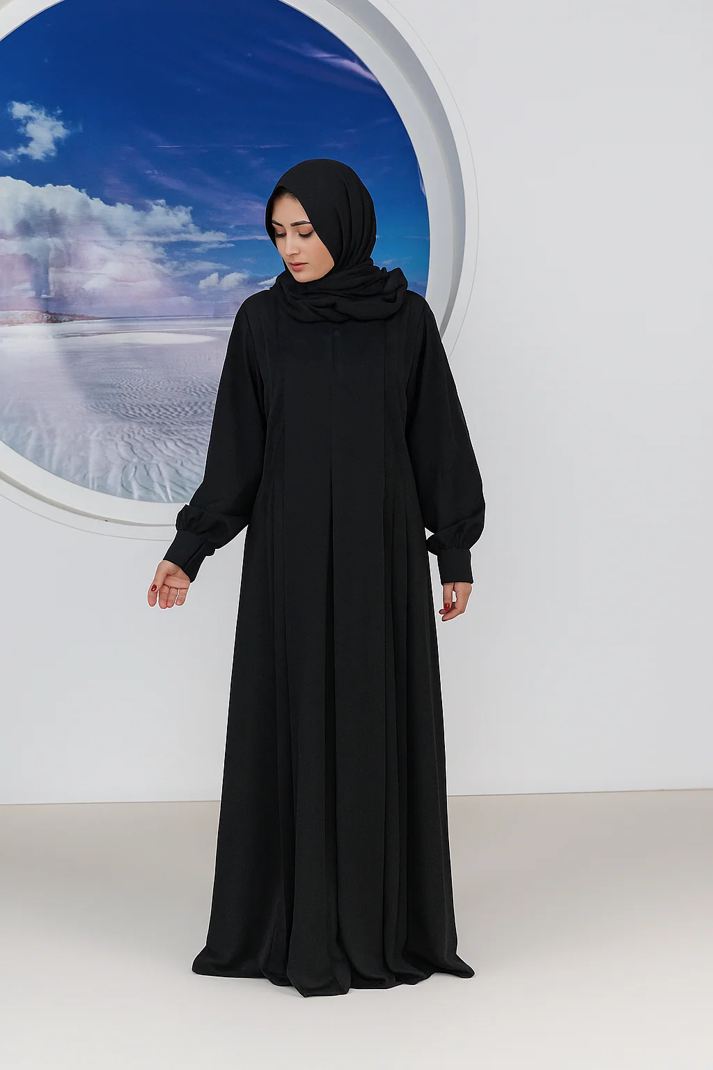 Black Taira Abaya