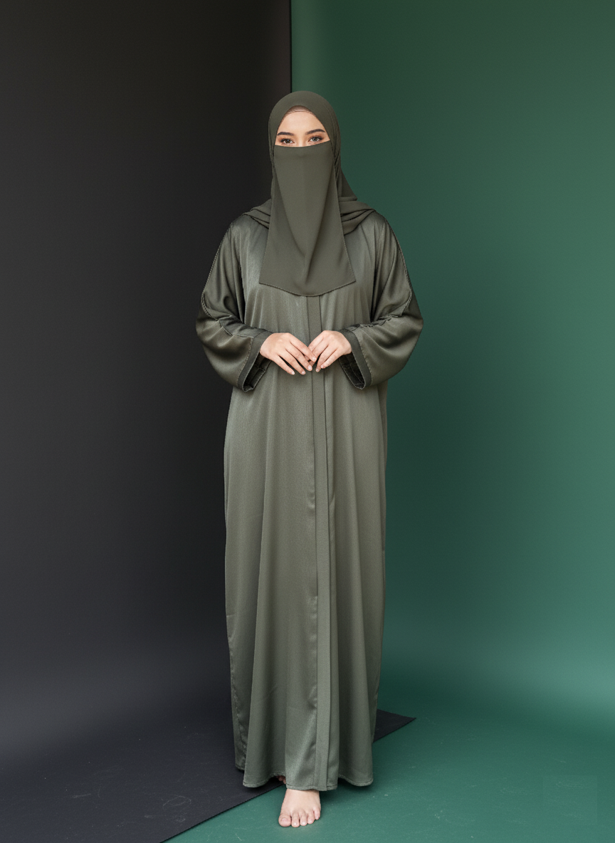 Al-Zahra Abaya With Naqab & Scarf