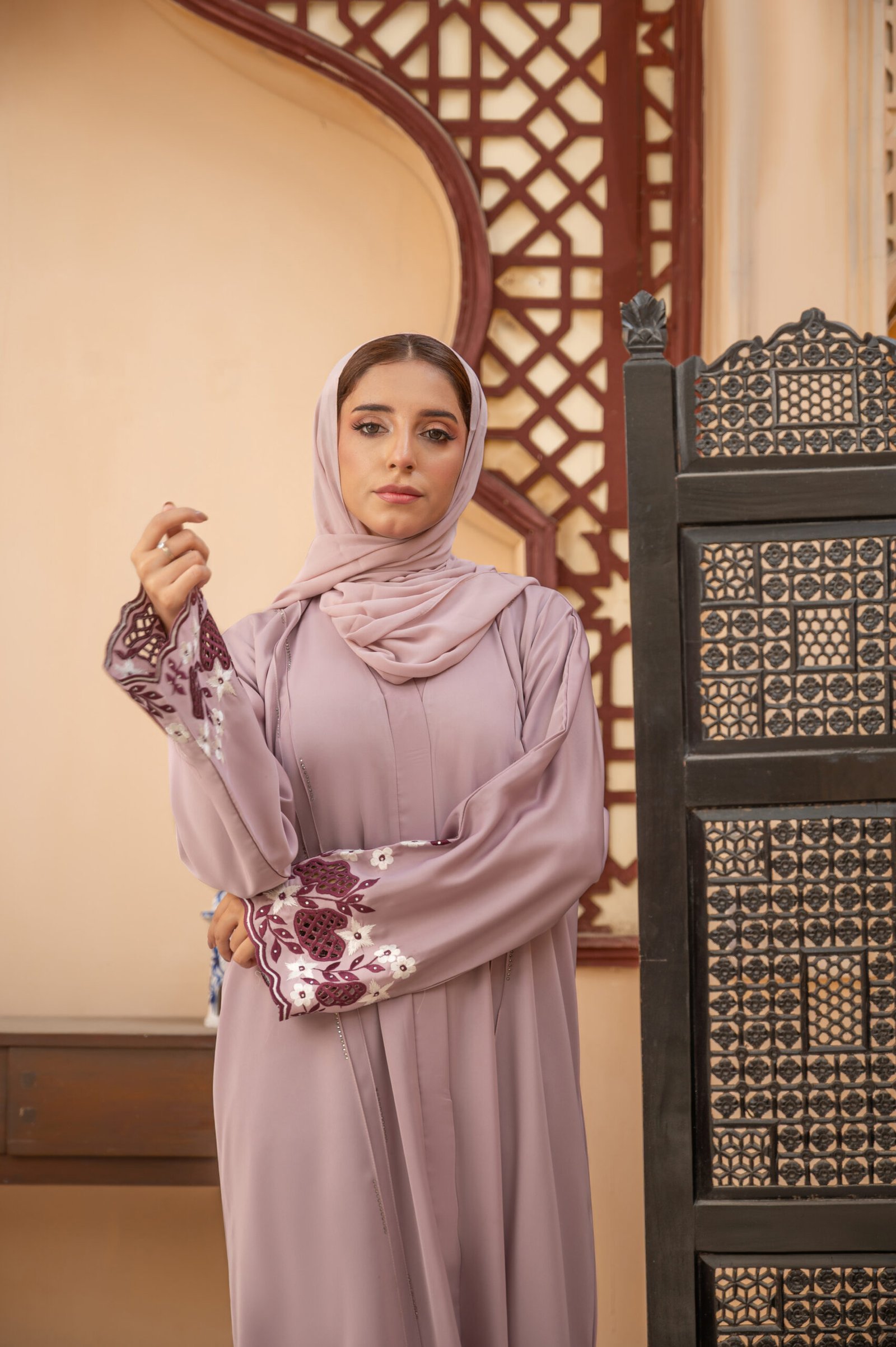 Lavender Grace Abaya